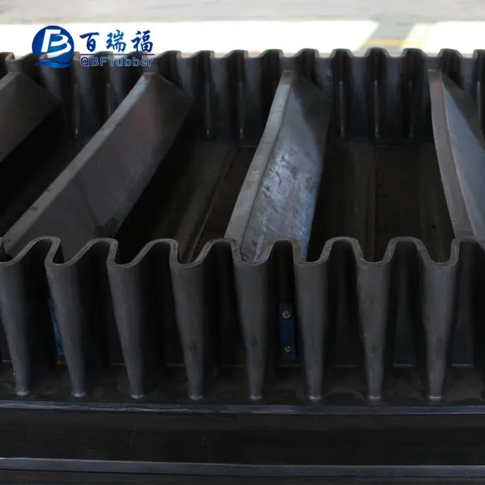 Convoyeur à bande à paroi latérale